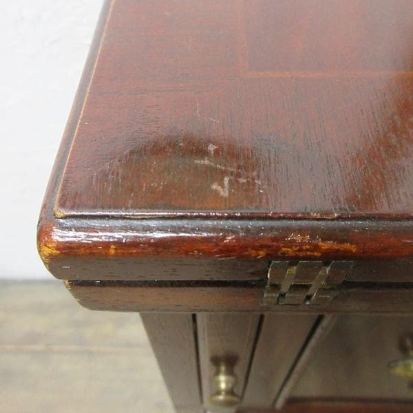 イギリス アンティーク 家具 ライティングチェスト 4段引き出し 6106c