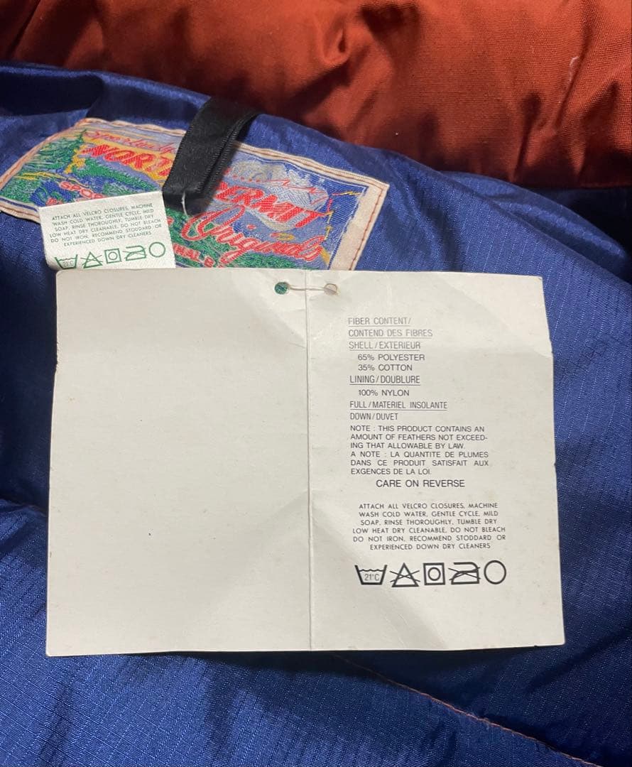 デッドストック ヴィンテージ ダウンジャケット NORTH PERMIT