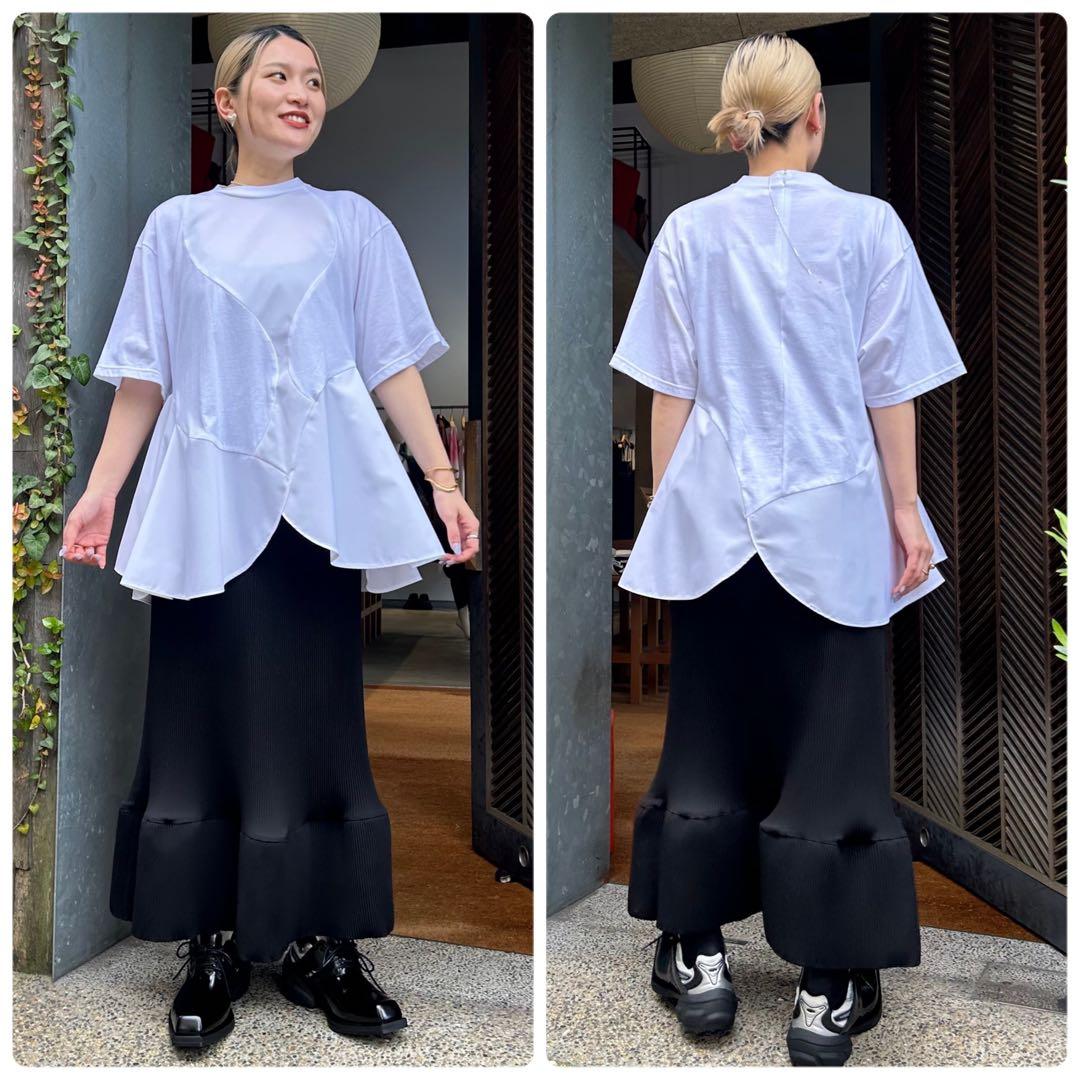 新品 未使用 ENFOLD エンフォルド PETAL HEM T-SHIRTS