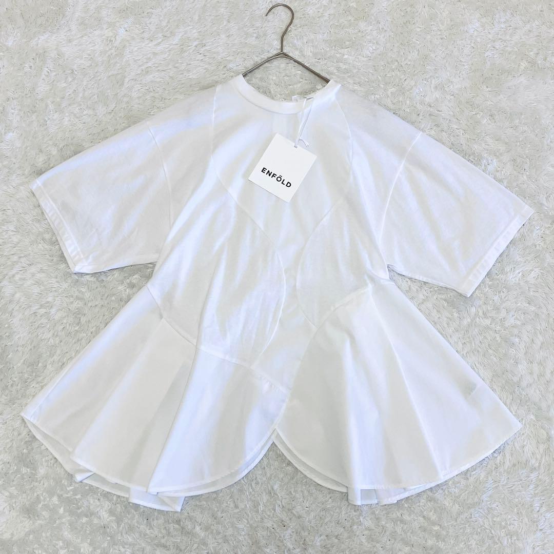 新品 未使用 ENFOLD エンフォルド PETAL HEM T-SHIRTS
