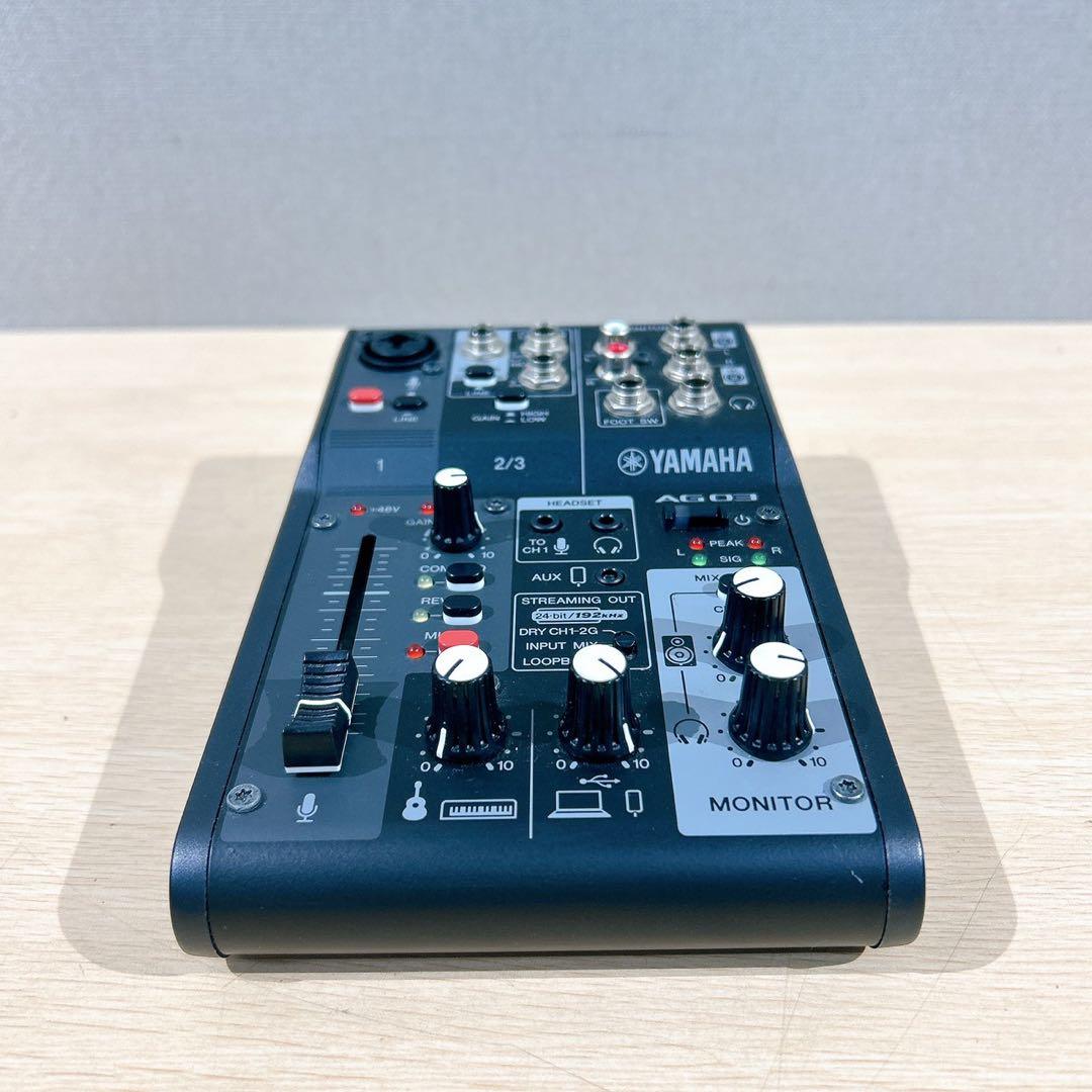 ★YAMAHA ウェブキャスティングミキサー AG03 ヤマハ 動作品