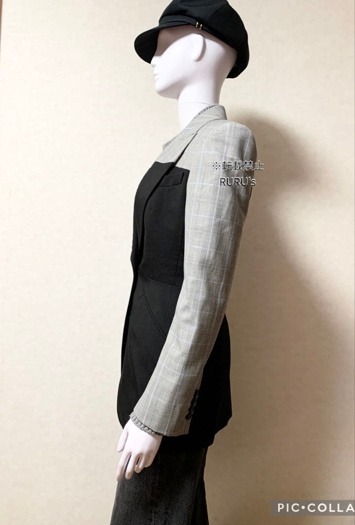 定価50万円新品アレキサンダーマックイーン ミックスレイヤード ジャケット