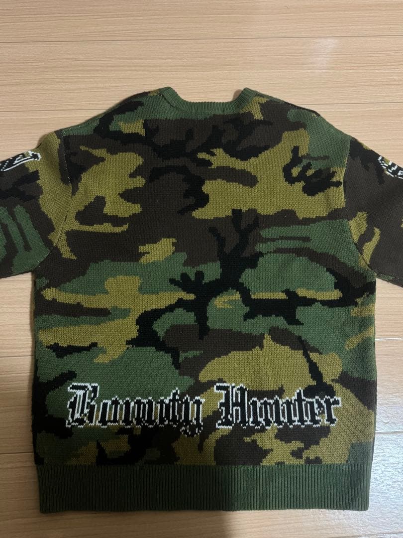 Bounty Hunter✖️Supremeカモフラージュセーター