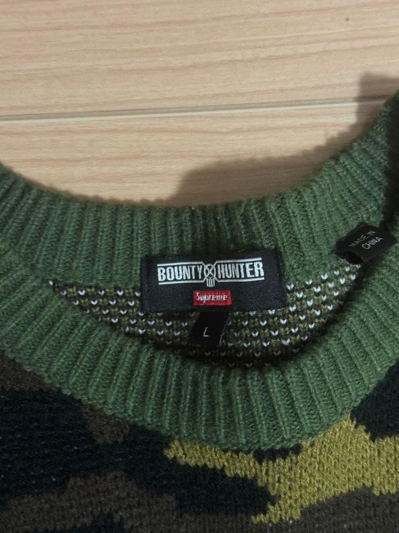 Bounty Hunter✖️Supremeカモフラージュセーター