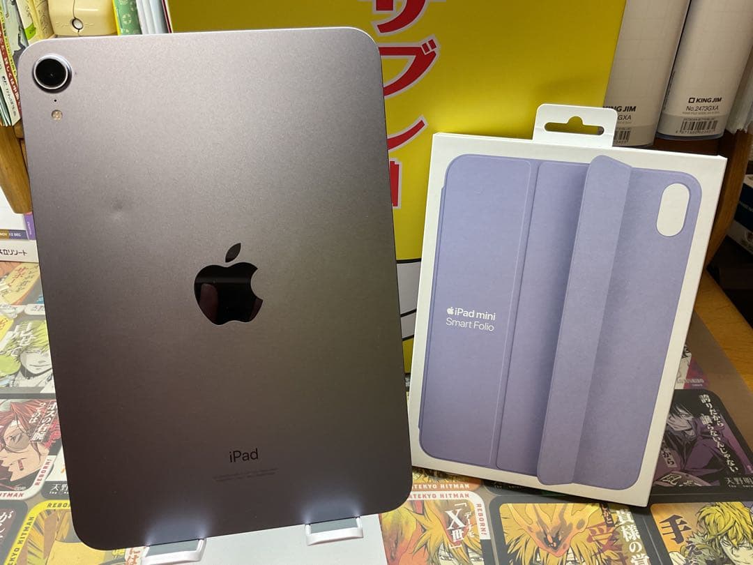 iPad mini 64GB 第6世代 パープル＋純正 Smart Folio