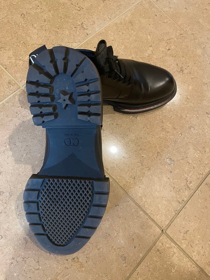 Dior ブラック レースアップ シューズ