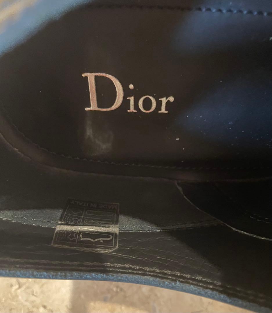 Dior ブラック レースアップ シューズ