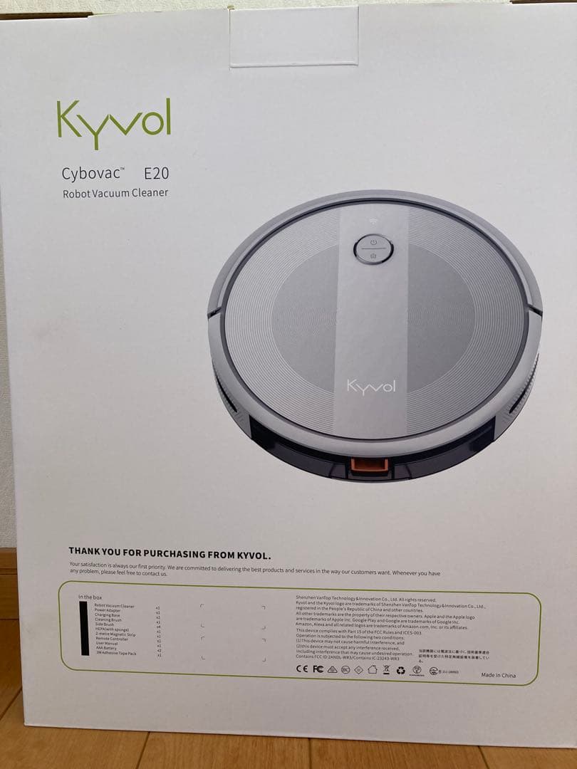 さらKyvol Cybovac E20 ロボット掃除機 本体