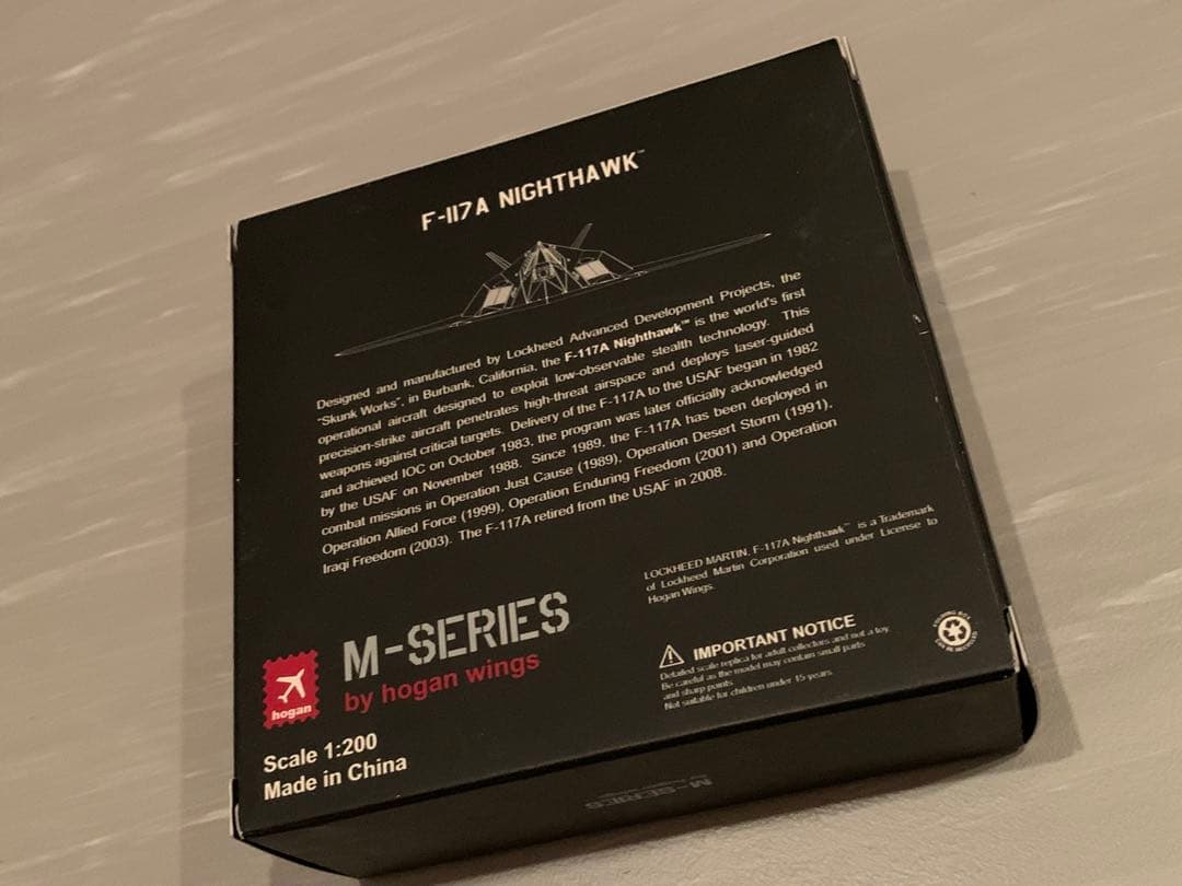 1/200 F-117A ナイトホーク hogan M-SERIES
