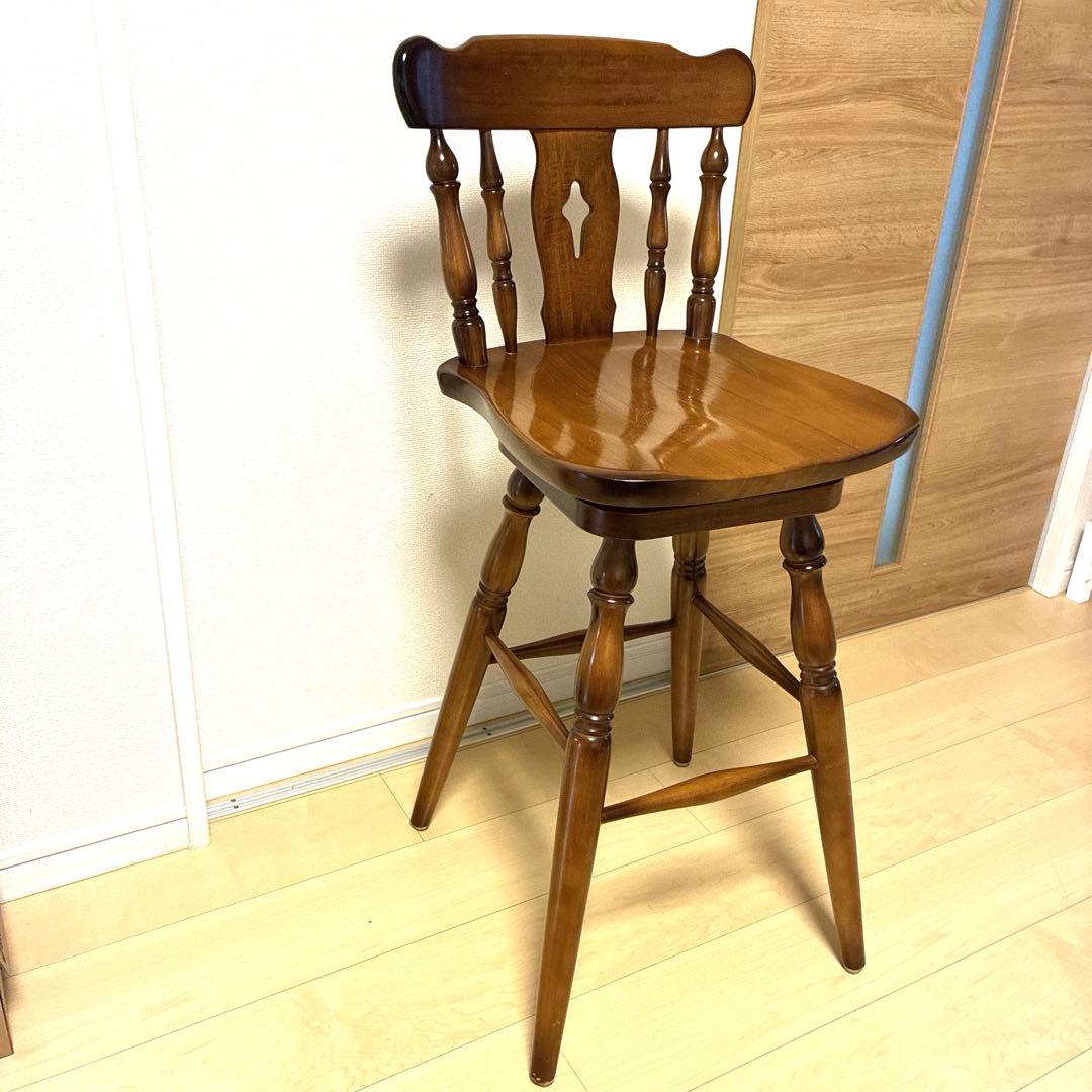 karimoku カリモク 回転式 ウィンザーチェア 木製