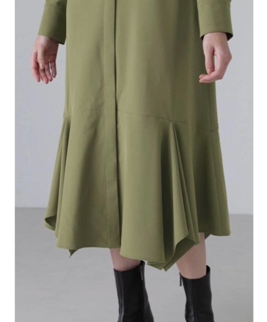 ADOREコンパクト2WAYワンピース ワンピース・ドレス カーキグリーン