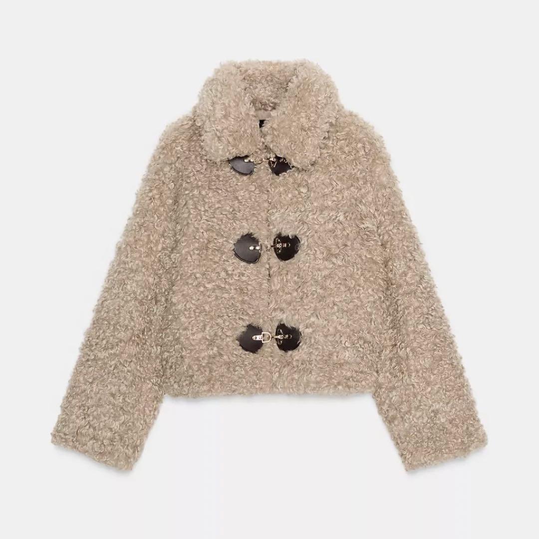 ZARA zara トグルボタンファージャケット