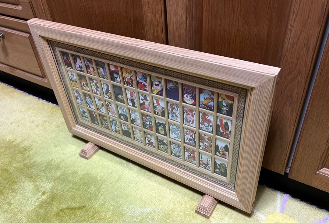 ゲゲゲの鬼太郎　妖怪花札　48枚　木製額縁