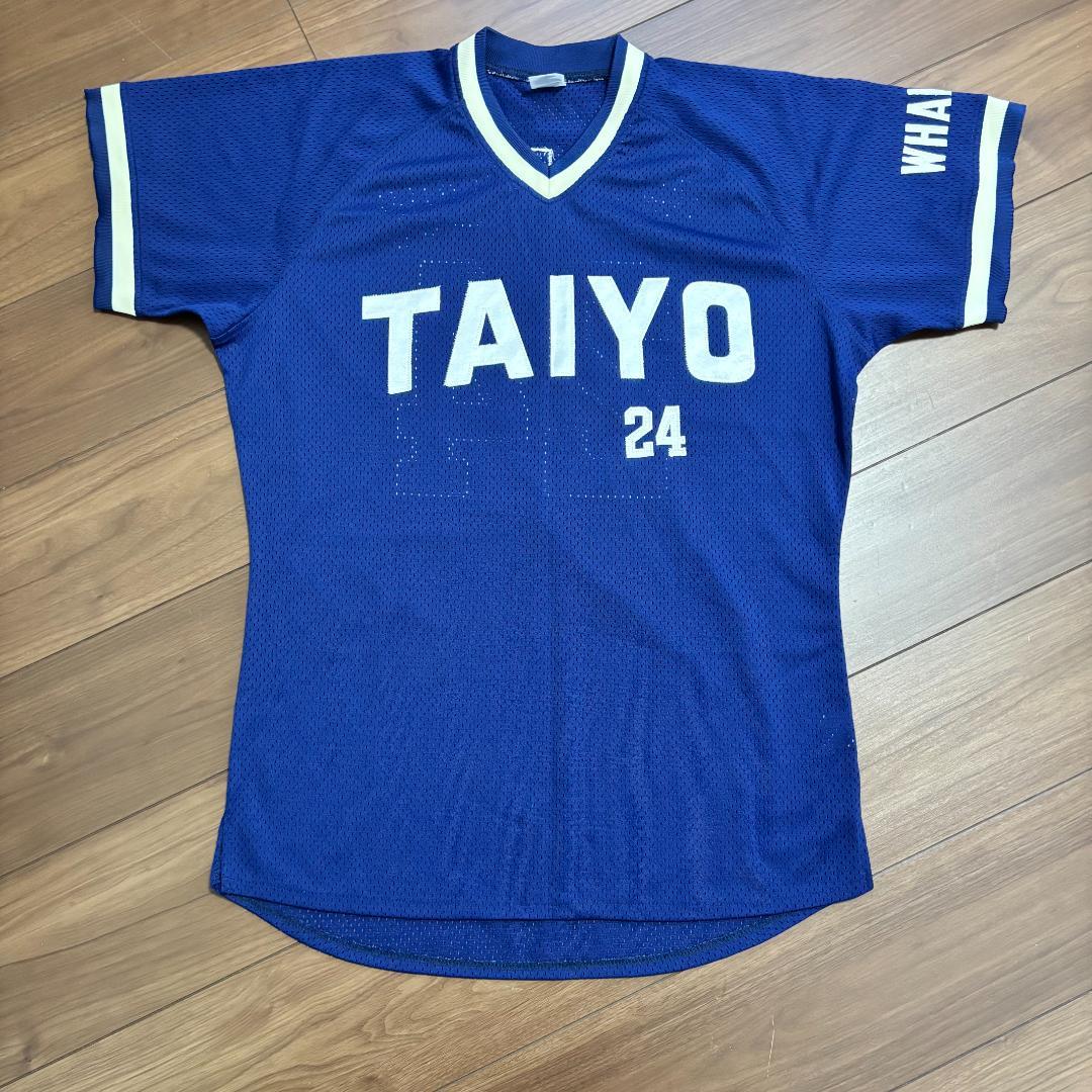 横浜大洋ホエールズ　遠藤一彦　#24　レプリカユニフォーム