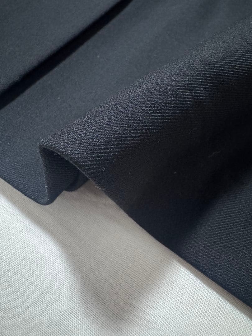 mizuiro ind ディープVネックワイドベスト ブラック