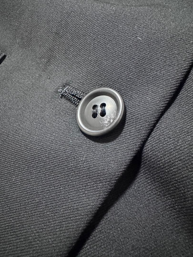 mizuiro ind ディープVネックワイドベスト ブラック