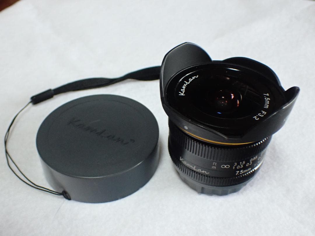 KamLan 単焦点魚眼レンズ FS7.5F3.2/MFT