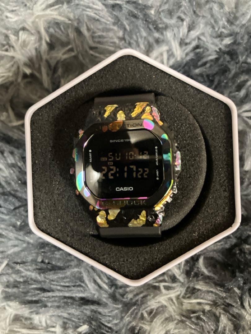 美品 CASIO G-SHOCK GM-5640GEM-1JR 40周年限定