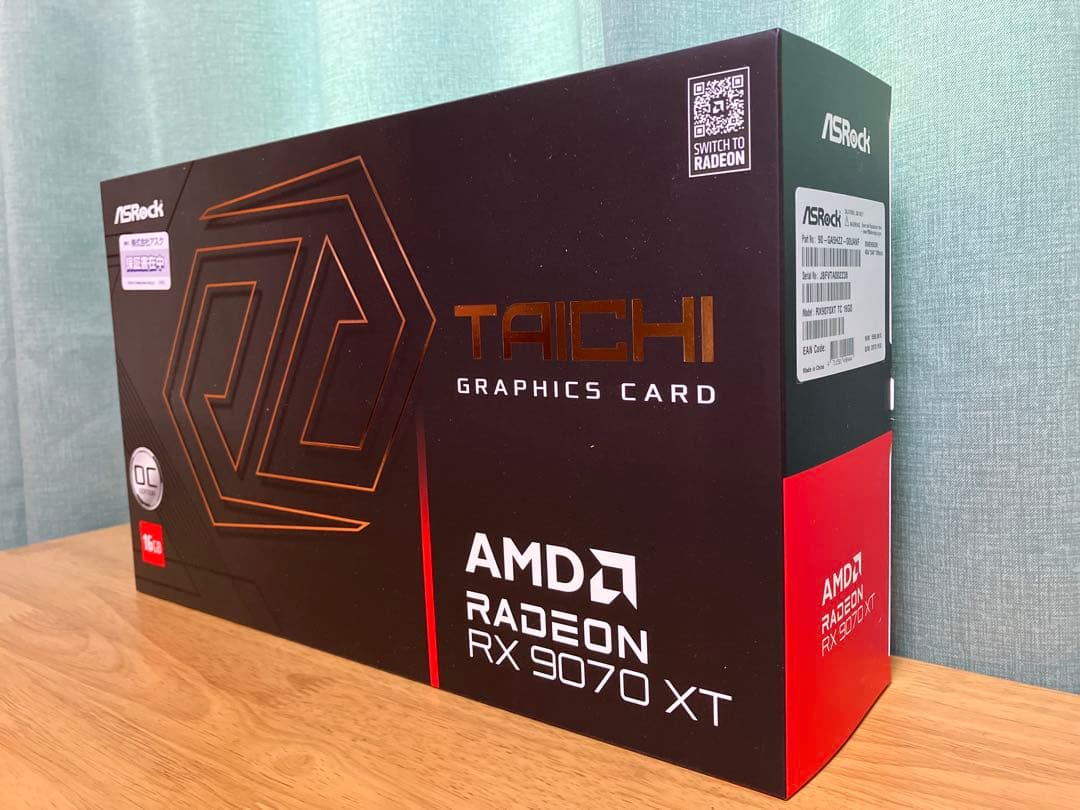 【新品未開封】ASRock TAICHI Radeon RX 9070 XT