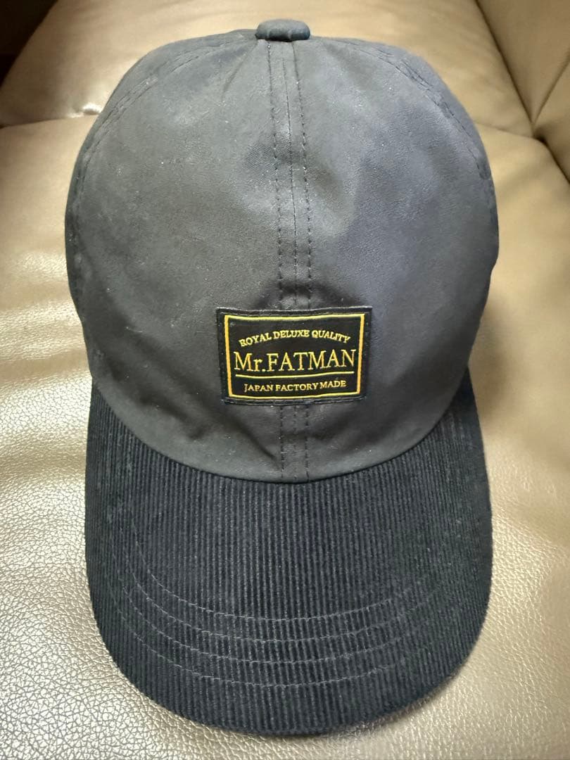 ミスターファットマン キャップ 黒 サイズM