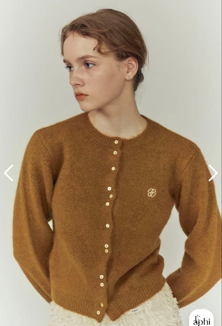 トップス eaphi ALPACA MOHAIR CARDIGAN