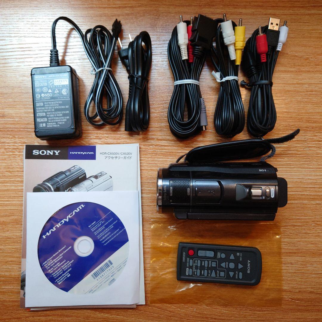 a*s様 SONY HDR-CX520V ハンディカム 本体 予備バッテリー付き