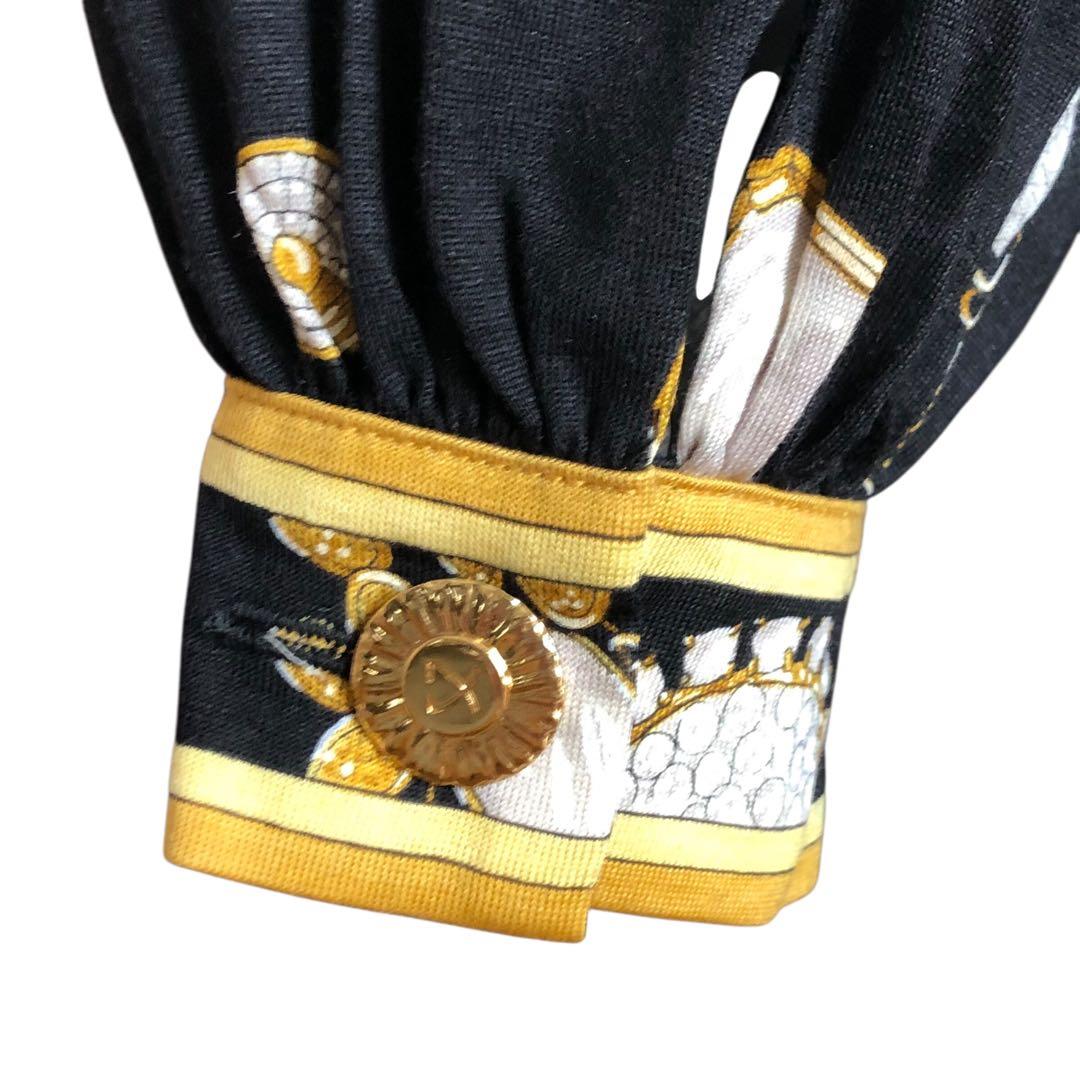 LEONARD⭐️レオナール ジュエリー柄 ワンピース ロング Lサイズ ブラック