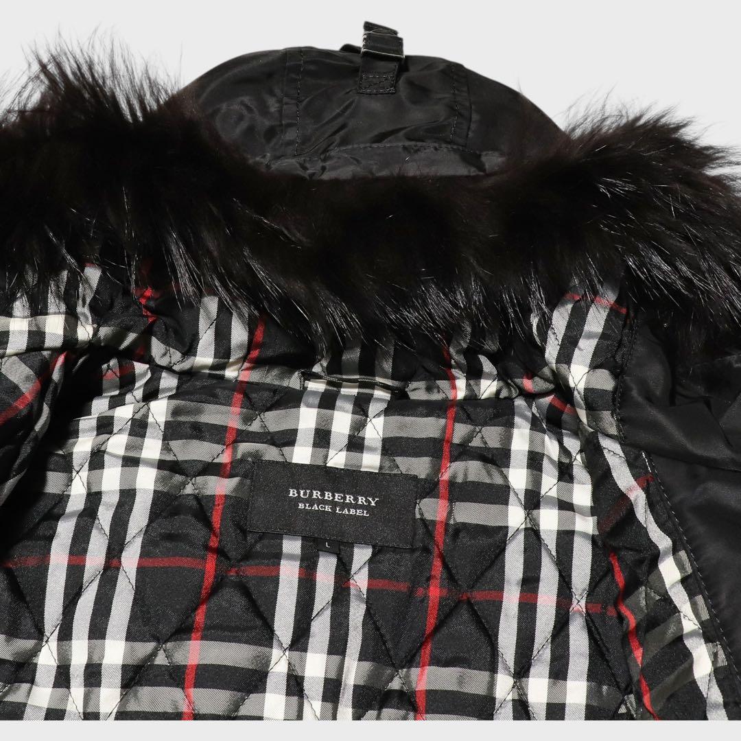 未使用級★L★バーバリーブラックレーベル★モッズコート★BURBERRY★中綿