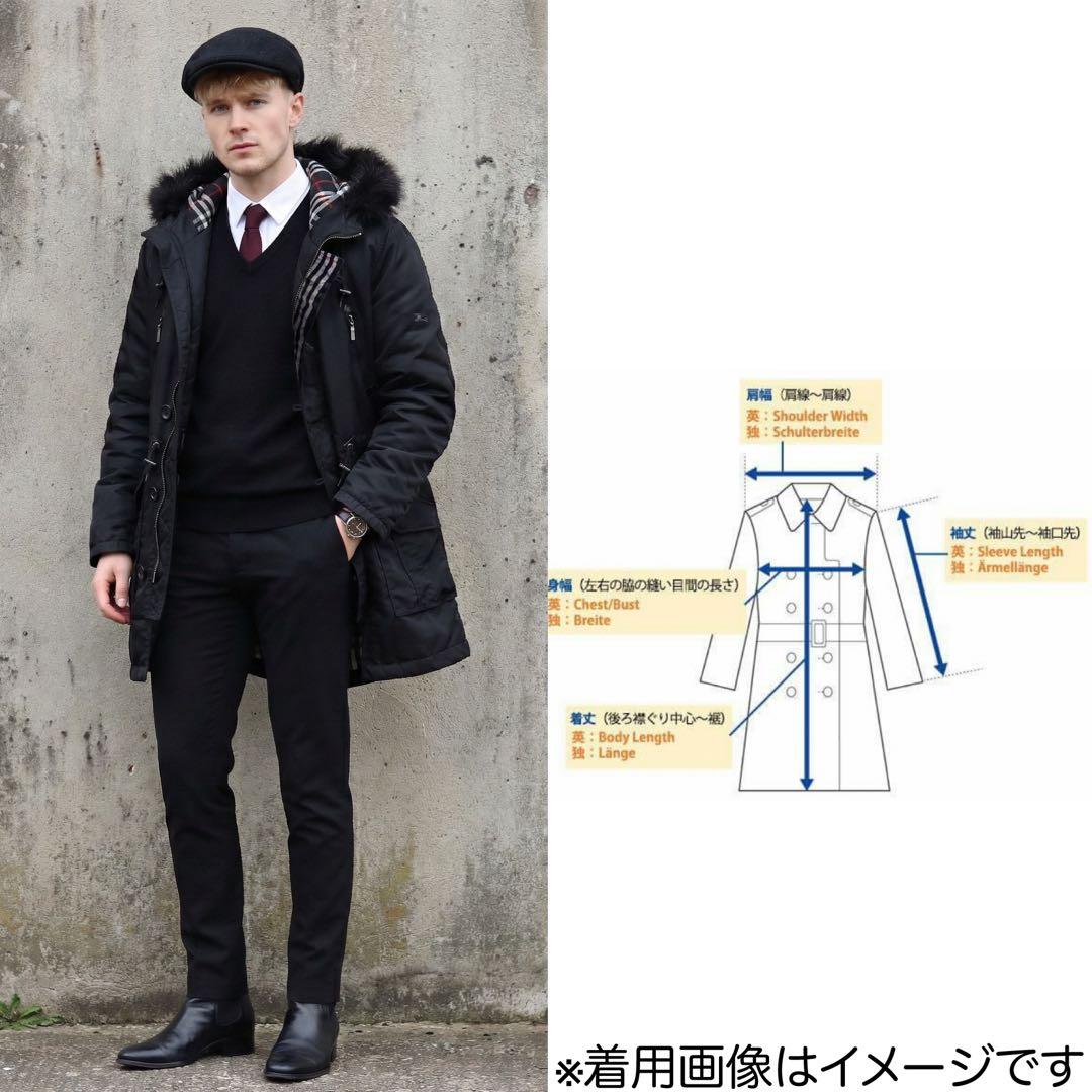 未使用級★L★バーバリーブラックレーベル★モッズコート★BURBERRY★中綿