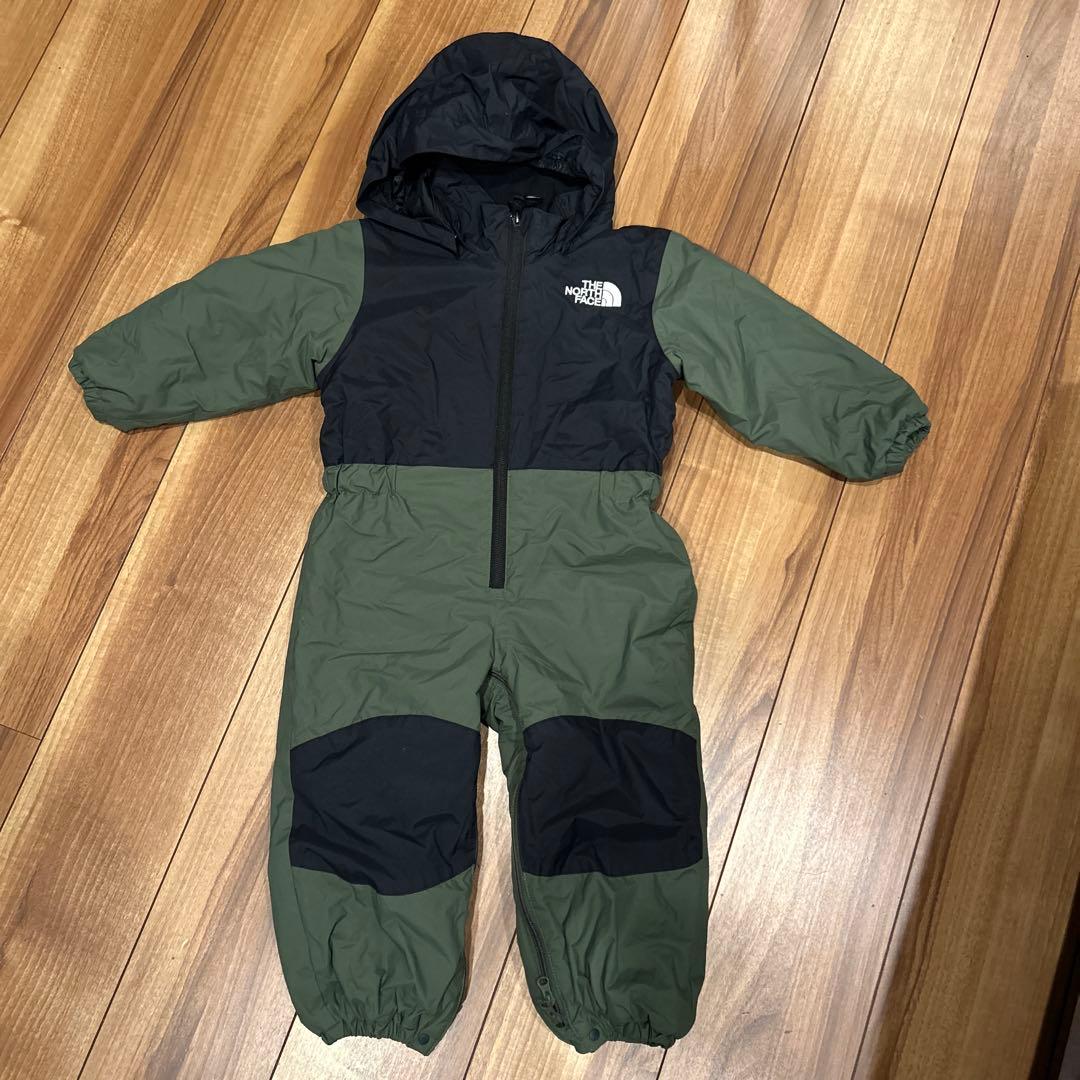 ノースフェイス　つなぎ　ジャンプスーツ 90 キッズ　スノーウェア