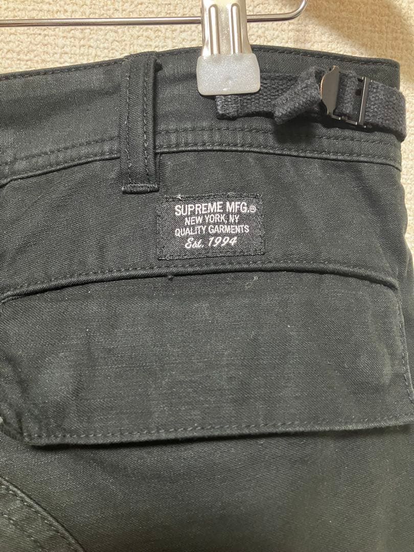 パンツ 22AW SUPREME Cargo Pant Black 30
