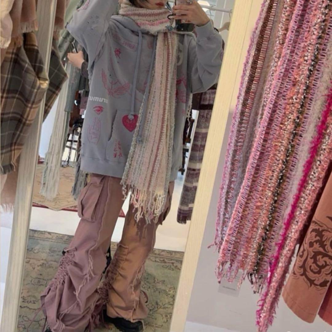 rurumu: カーゴパンツ　ピンク