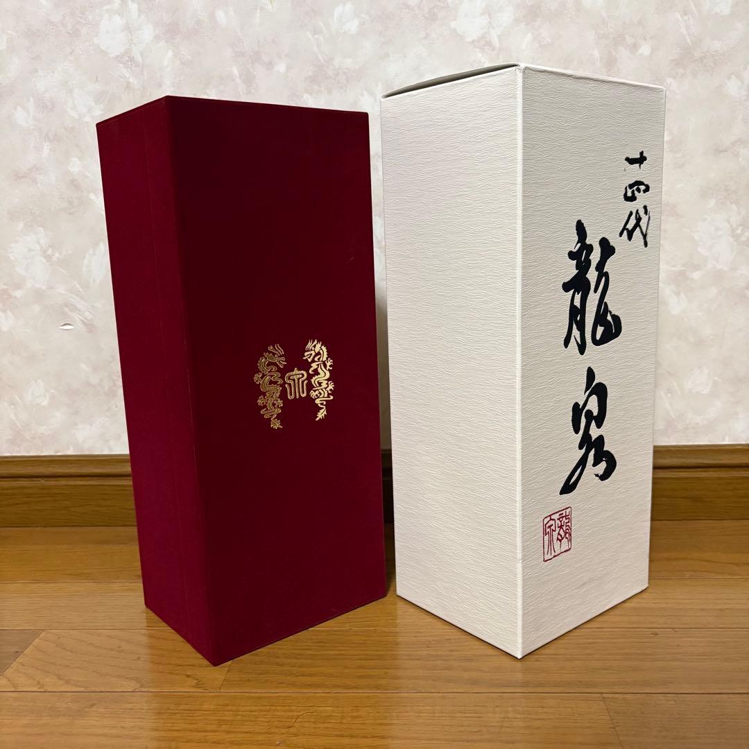 【空瓶】十四代 龍泉 720ml 2025年 化粧箱、外箱付き 未洗浄品