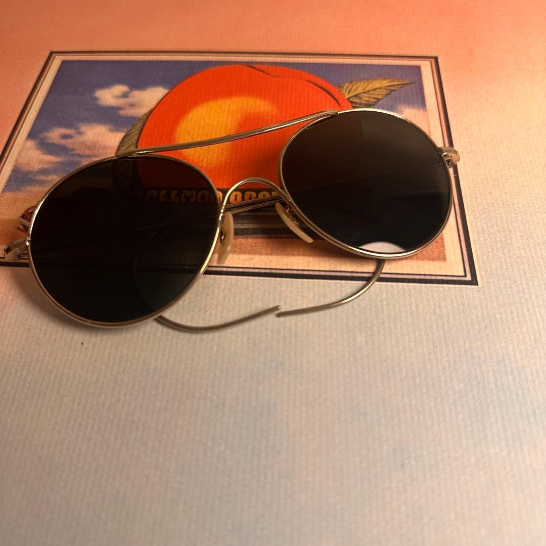 フランス空軍　アビエイターサングラス　デッドストック　50年代