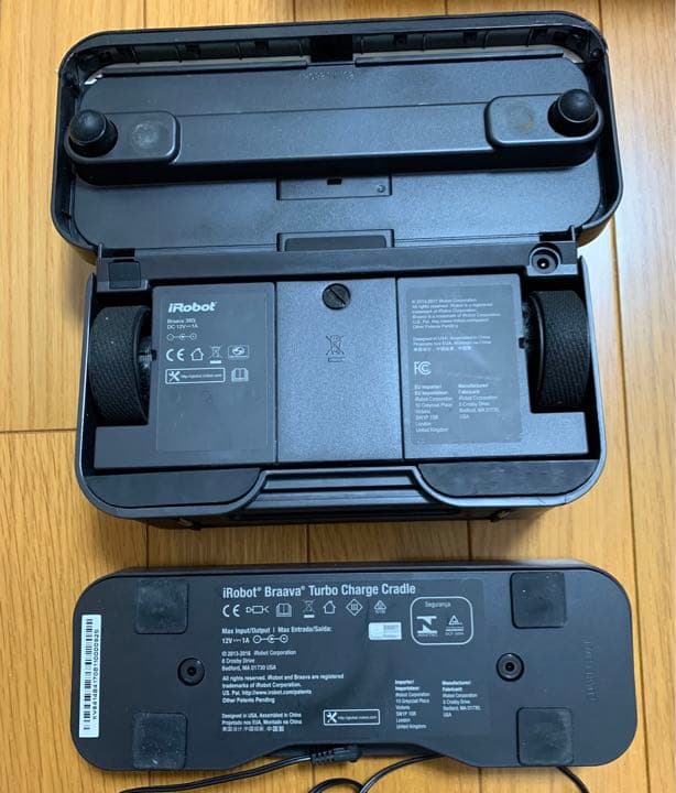 IROBOT ブラーバ　380J 床拭きロボット 自動掃除交換用クロス3枚新品付