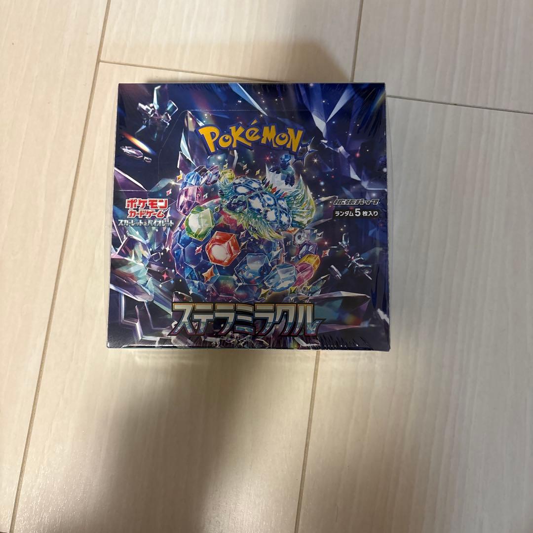 f*8様 ポケモンカードBOX シュリンク付き ステラミラクル×1、メガシンフォ