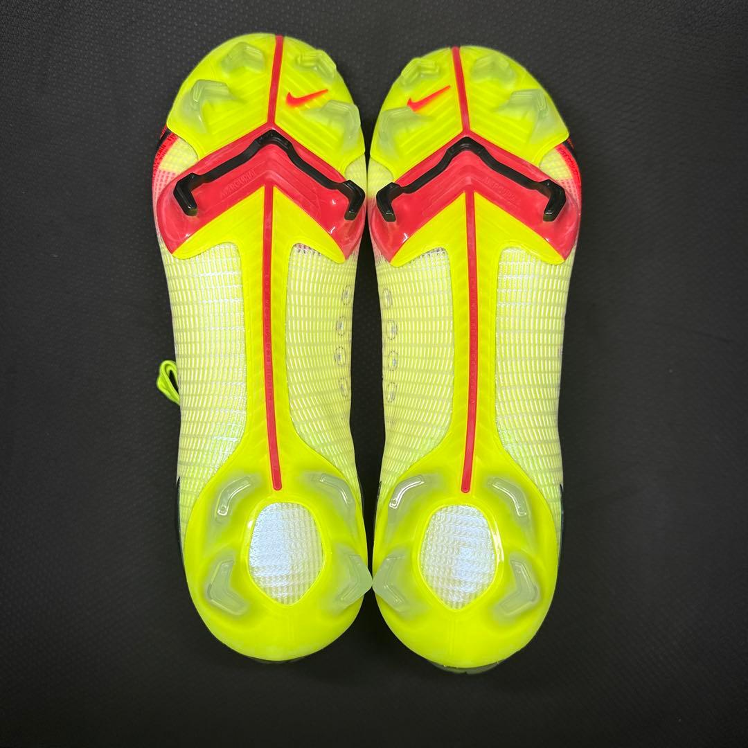 27cm Nike Vapor 14 サッカーシューズ ネオンイエローFG