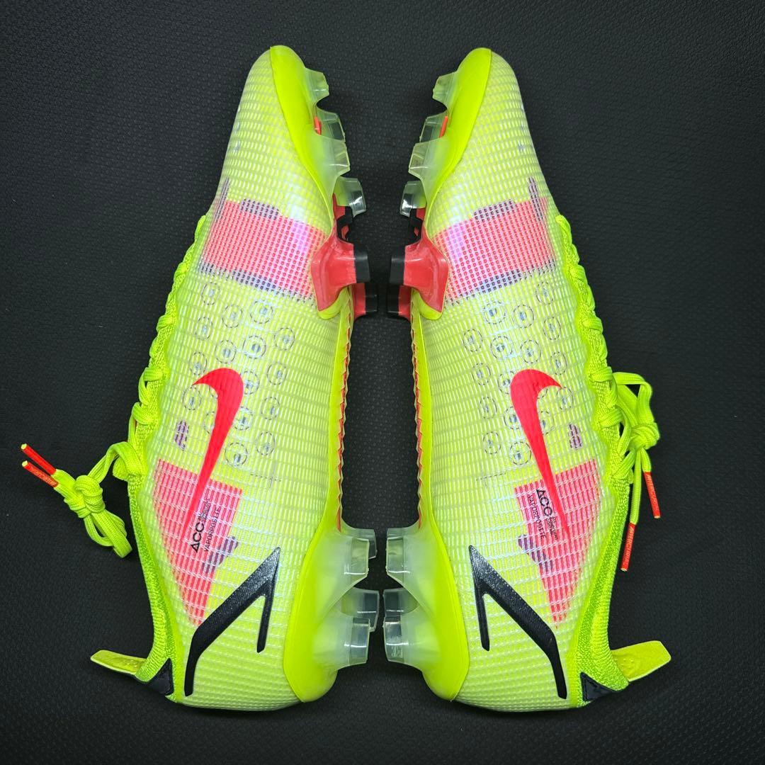 27cm Nike Vapor 14 サッカーシューズ ネオンイエローFG