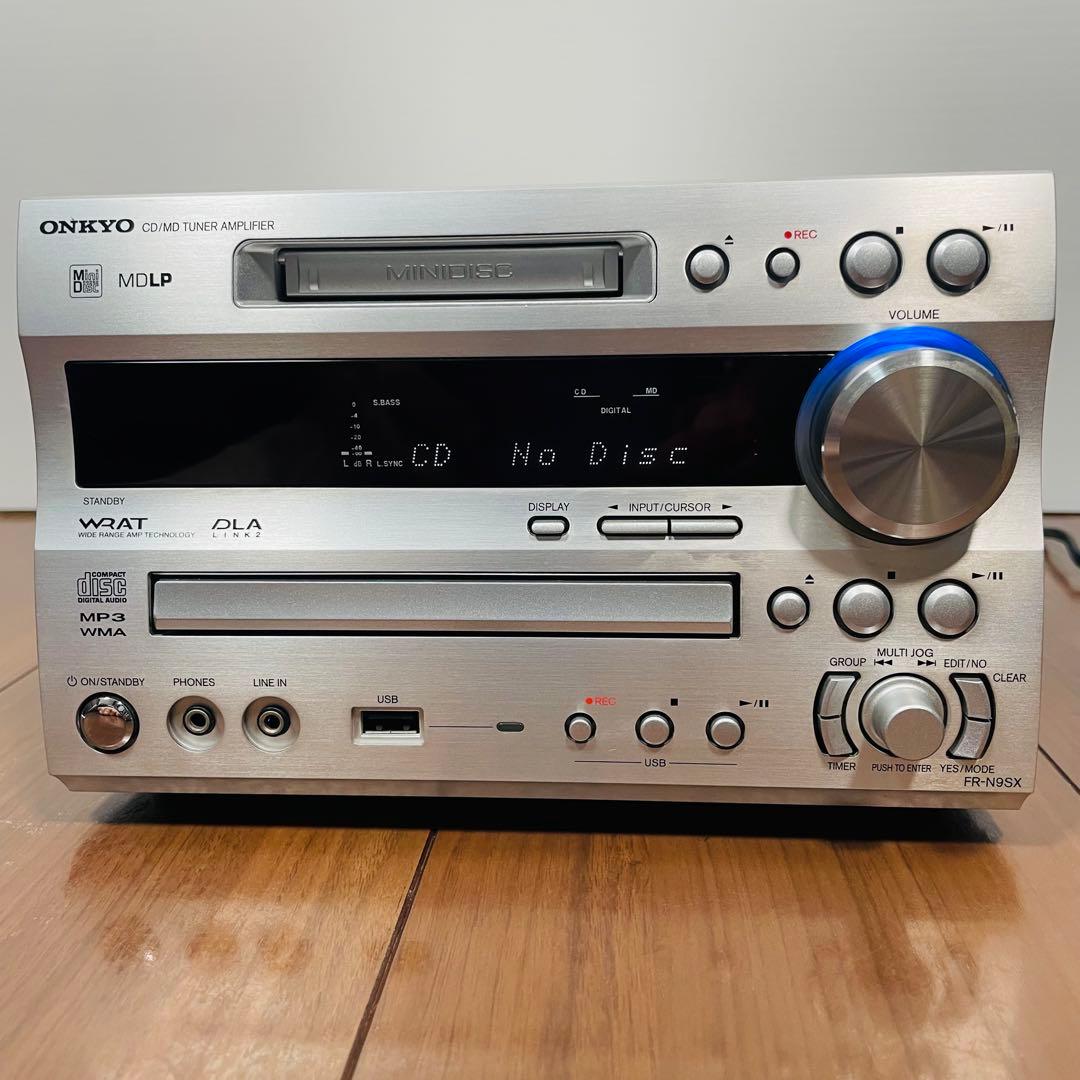 付属品多数あり　ONKYO FR-N9SX シルバー　リモコン　コンポ