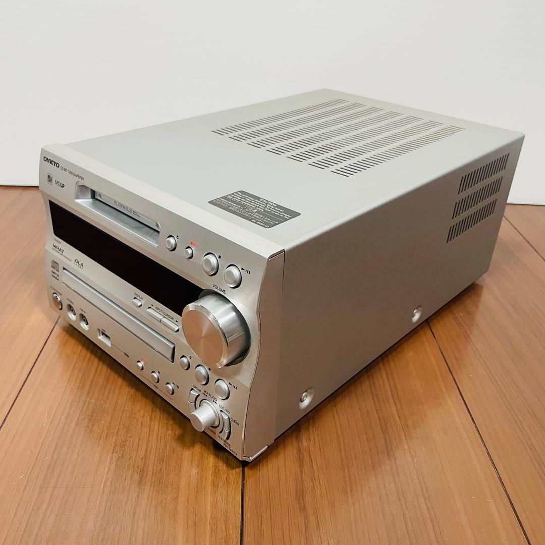 付属品多数あり　ONKYO FR-N9SX シルバー　リモコン　コンポ