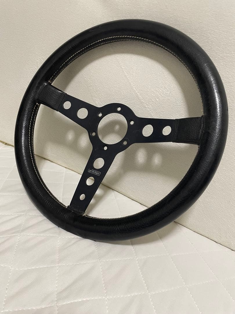 momo prototipo 3スポーク 黒 ステアリングホイール 35cm程度