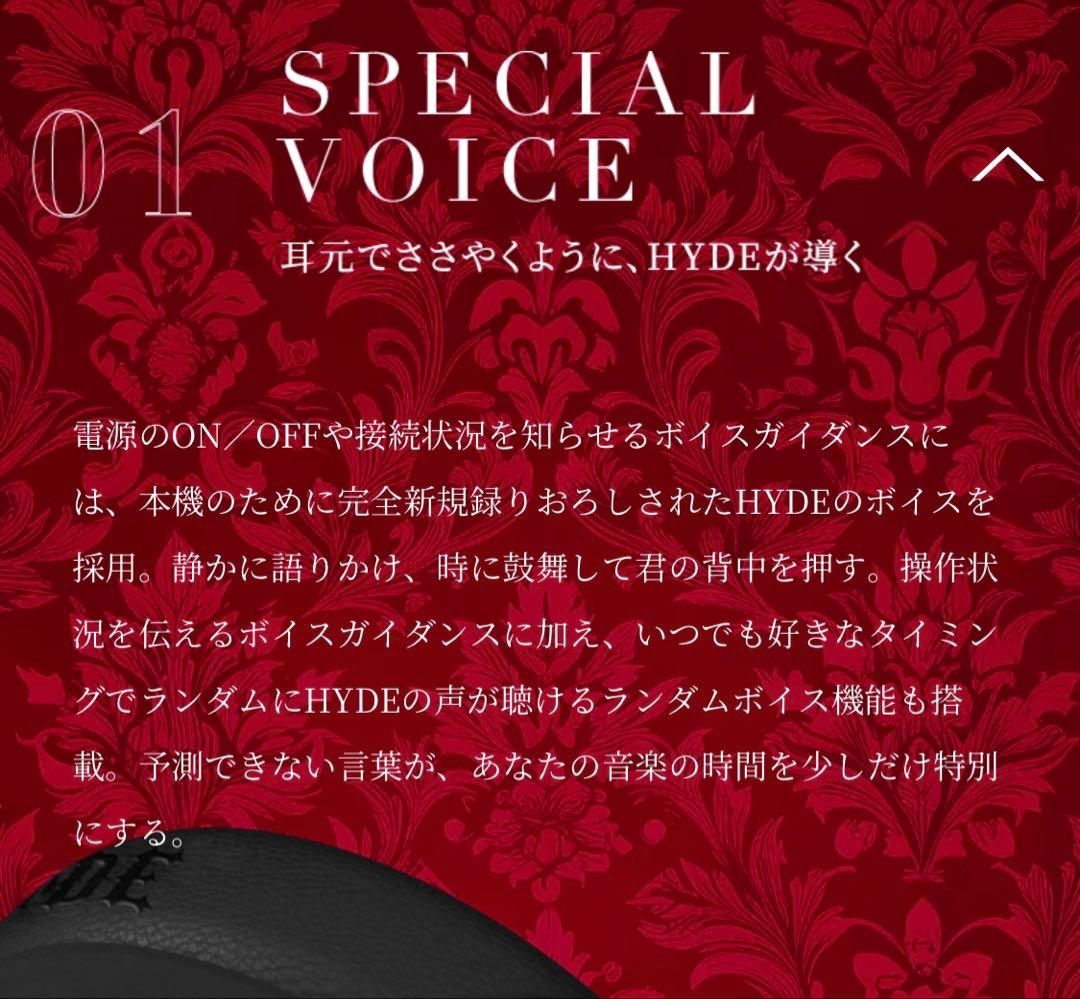 HYDE SPECIAL EDITION ヘッドホンAVIOT イヤホン