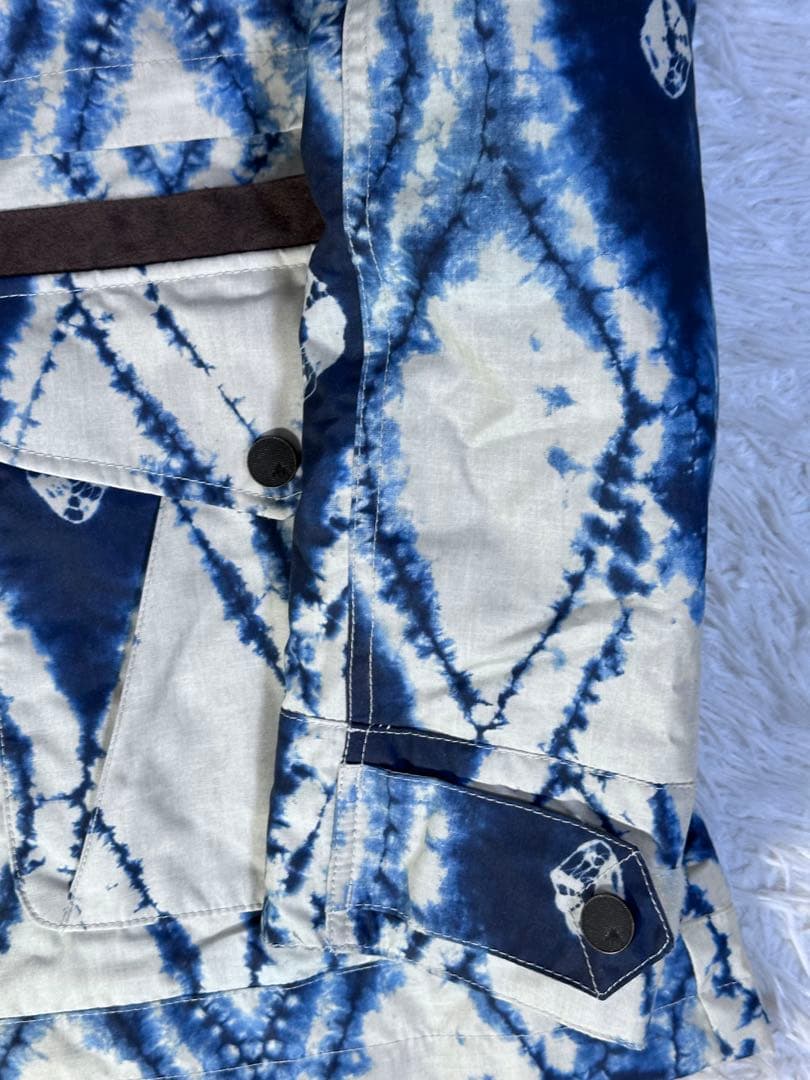 極美品 BURTON バートン スノーボードウェア タイダイ柄 M