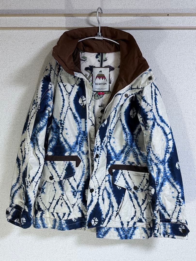 極美品 BURTON バートン スノーボードウェア タイダイ柄 M