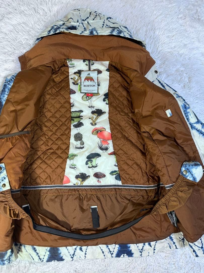 極美品 BURTON バートン スノーボードウェア タイダイ柄 M