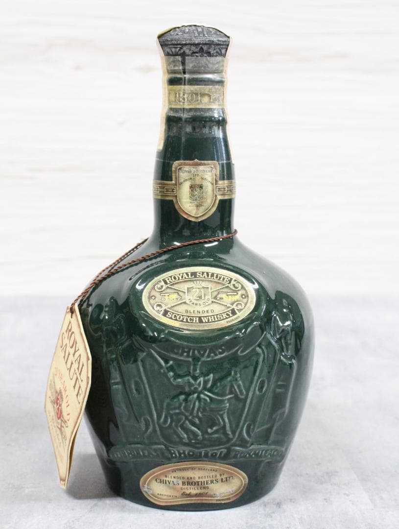 ▲未開栓/古酒 3本セット ロイヤルサルート21年 カミュ ブランデーウイスキー