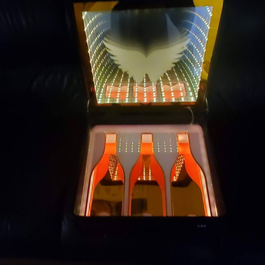 エンジェル アタッシュ ケース ANGEL シャンパン LED ライト