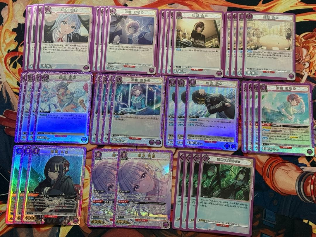 アイドルマスター シャイニーカラー　紫CoMETIKデッキバーツ