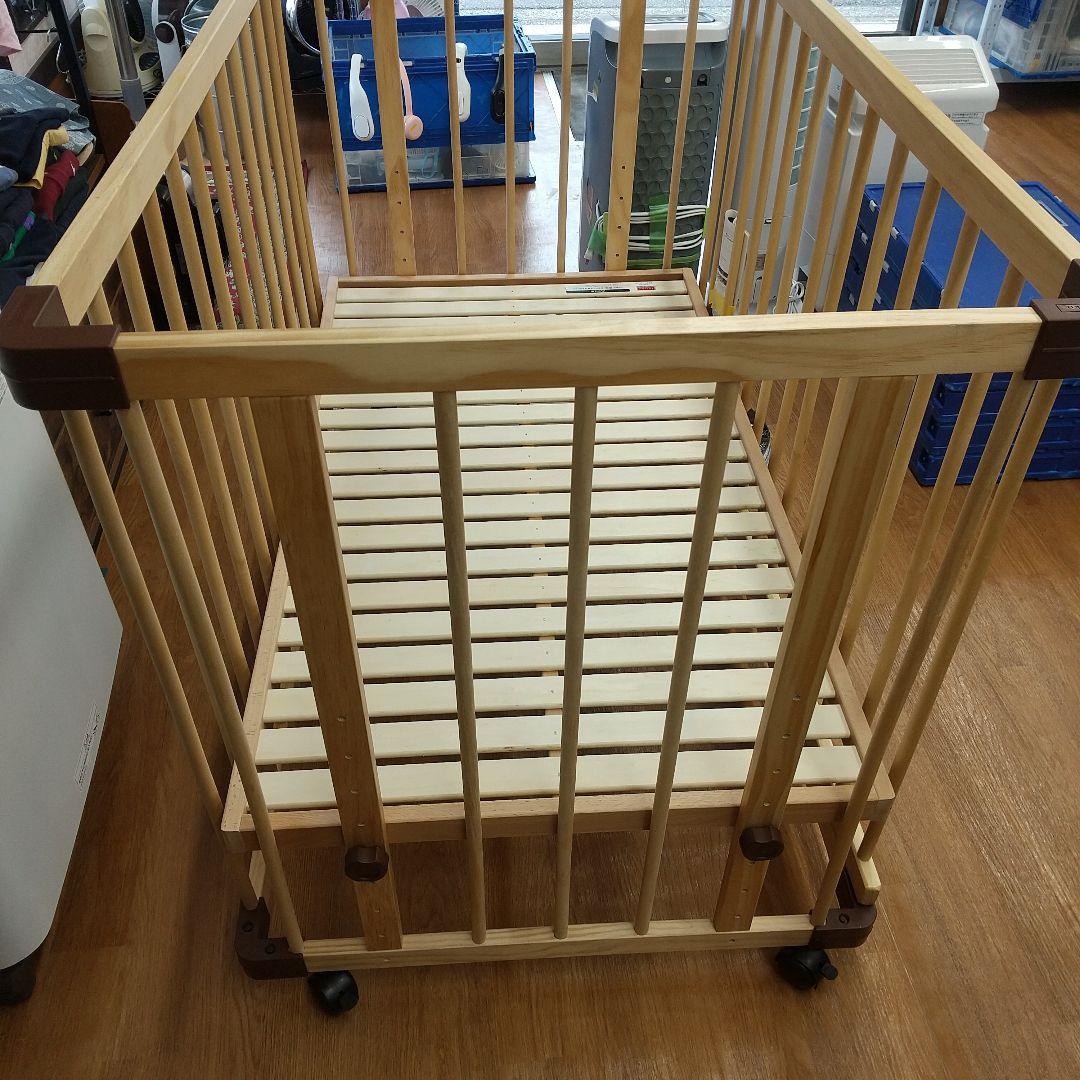 M BED SIDE BED 03 ファルスカ ベビーベッド　送料込