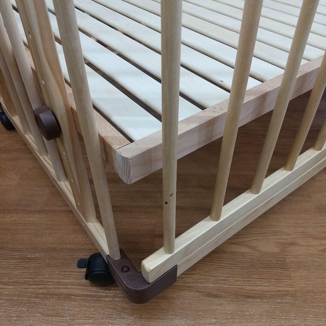 M BED SIDE BED 03 ファルスカ ベビーベッド　送料込